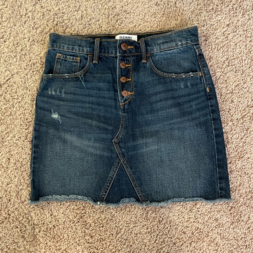 Girls Old Navy jean skirt